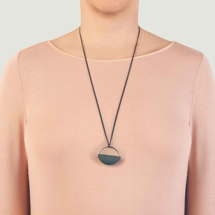 Basket Pendant Necklace